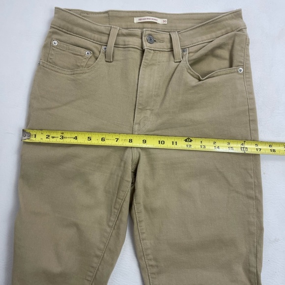 Levi’s 721 High Rise Skinny Jeans – Beige (Safari) – Size 30 - Picture 8 of 14